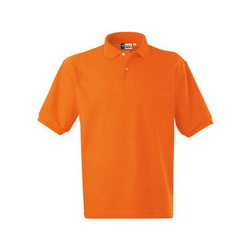 Рубашка-поло М,хлопок 100%, плотность 180 г/кв. м, оранжевый