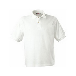 Рубашка-поло L,хлопок 100%, плотность 180 г/кв. м, белый