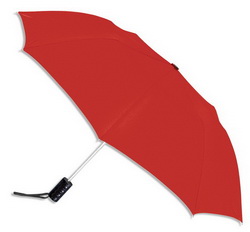 Зонт - полуавтомат складной, красный