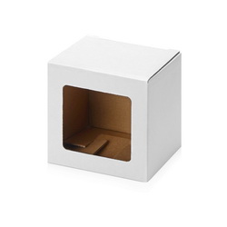 Коробка для кружки с окном, микрогофрокартон