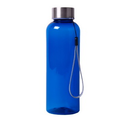 Бутылка для воды со шнурком для переноски, 550мл, переработанный пластик