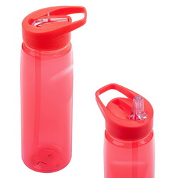 Спортивная бутылка с трубочкой, 700мл, подходит для большинства велосипедных держателей, пластик