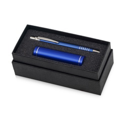 Подарочный набор: зарядное устройство, 2200mAh и шариковая ручка, металл