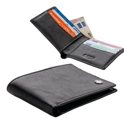 Бумажник с защитой от сканирования RFID, 6 отделений, до 12 пластиковых карт, защитит ваши карты от считывания персональных данных, искусственная кожа