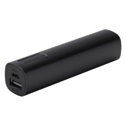 Внешний аккумулятор 2200 мАh с индикатором заряда в индивидуальной упаковке, комплектуется кабелем Micro USB / iPhone 5/6/7/8/X, металл