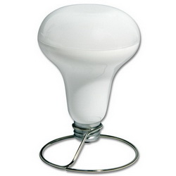 Лампа настольная Лампочка с голосовым управлением, работает от USB, белый