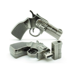 Флэш-карта USB "Револьвер", 8 Gb, металл