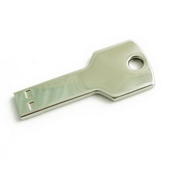 Флэш-карта USB, 4Gb "Ключик", металл