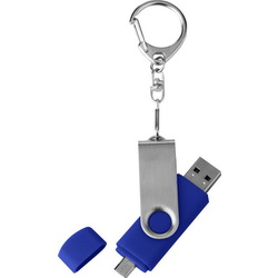 Флэш-карта с 2-мя разъемами: USB + microUSB, 8Gb, пластик, металл. Подходит для резервного копирования данных со смартфона и планшета, переноса фотографий, музыки, видео, контактов и переписки.