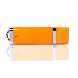 Флэш-карта USB, 8Gb, пластиковый корпус, оранжевый