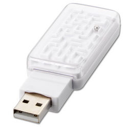 Флэш-карта USB Игра Лабиринт, 4Gb, цвет прозрачный