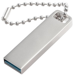 Флэш-карта USB 3.0, 16 Гб, с цепочкой, металл