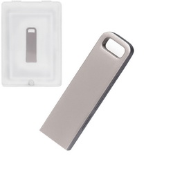Флеш-карта USB с защитой от брызг и пыли в подарочной коробке, 32Gb, металл