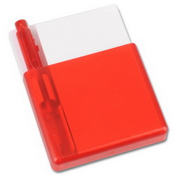 Подставка под ручку с бумажным блоком для автомобиля, красный