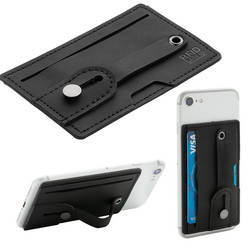 Картхолдер для телефона с защитой RFID: вмещает до 2 банковских карт, �