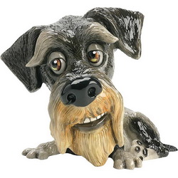 Статуэтка "Символ года 2018 Шнауцер", керамика, на складе в наличии аналогичный товар различных пород собак