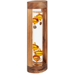 Термометр Галилей, дерево, стекло, металл