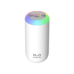 Светодиодный ультразвуковой USB увлажнитель воздуха с 7-ми цветовой динамической подсветкой, ABS пластик