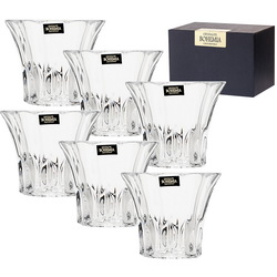 Набор "Луциан" из 6-ти стаканов для виски, 300 мл, хрустальное стекло, в подарочной коробке, Чехия