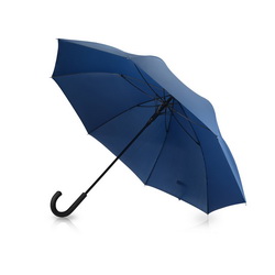 Зонт-трость с большим куполом и ручкой soft-touch, система защиты о ветра, эпонж