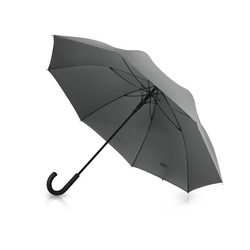 Зонт-трость с большим куполом и ручкой soft-touch, система защиты о ветра, эпонж
