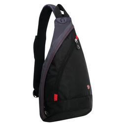 Рюкзак "SWISSGEAR": основное отделение с отверстием для наушников, дополнительное отделение, прочный плечевой ремень, полиэстр