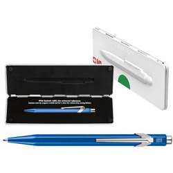 Ручка шариковая Carandache Office Popline Metal-X, металл (алюминий покрытый лаком), в подарочной коробке