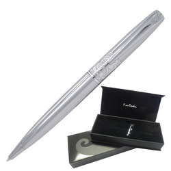 Ручка шариковая Pierre Cardin, корпус - латунь, лак, отделка и детали дизайна - сталь, хром