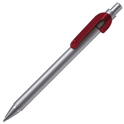 Ручка шариковая "Script-1" c цветным клипом, металл