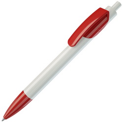 Ручка Tris c белым корпусом и цветными деталями, Италия