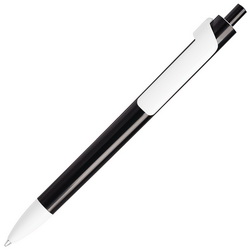 Ручка Forte, цветной корпус, белый клип, Италия