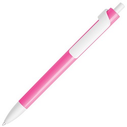 Ручка Forte Neon, цветной неоновый корпус, белый клип, Италия
