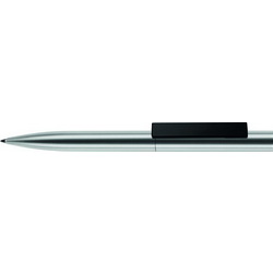 Ручка шариковая Signer Line с поворотным механизмом, сталь, суперобъемный стержень, Германия