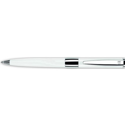 Ручка шариковая Image White Line с суперобъемным стержнем, металл, лак, отделка - хромированный металл, Германия