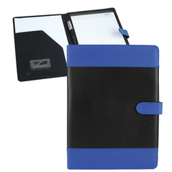 Папка для документов с блокнотом, местом под ручку и карманом для визитных карточек, полиэстр