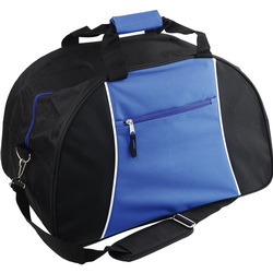 Дорожная сумка с внешним карманом на молнии и ремнем через плечо, полиэстр