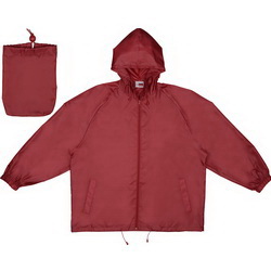 Куртка-ветровка мужская с чехлом, XL, 100 % полиэстр