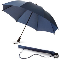 Зонт-трость механический, полиэстер, в чехле