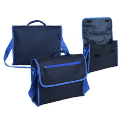 Сумка-портфель для конференций с двумя отделениями, плечевой ремень, полиэстр