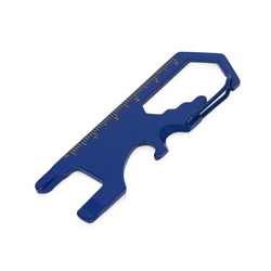Мультиинструмент на карабине, который можно всегда носить с собой в виде брелока на ключи, может служить отверткой (для прямого и крестового шлица), открывалкой, гаечным ключом (3 диаметра гаек), инструментом для обрезки проводов, линейкой