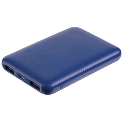 Внешний аккумулятор, Uniscend, 5000mAh, в индивидуальной упаковке, в комплекте кабель с разъемами Micro USB, Type-C, Lightning (iPhone 5/6/7/8/X/XS), пластик