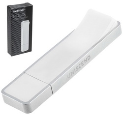 Флэш-карта Uniscend, 8 Гб, с покрытием софт-тач, в фирменной коробке с ложементом, металл, пластик