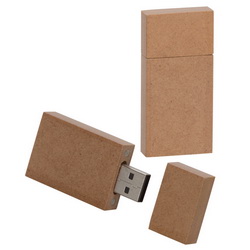 Флеш-карта USB, 4Gb, бумага вторичной переработки