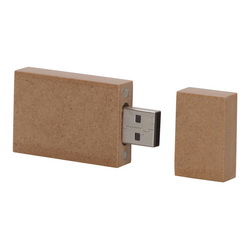 Флеш-карта USB, 8Gb, бумага вторичной переработки