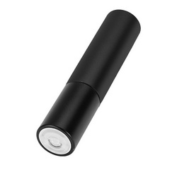 Портативное зарядное устройство с фонариком, 3000 mAh, в комплекте провод со сменными разъемами: Mini-USB, Micro-USB и Lightining, металл
