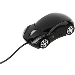 Мышка оптическая в виде автомобиля с подсветкой, работает от USB