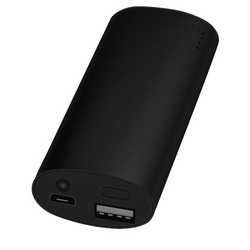 Портативное зарядное устройство 4400 mAh, в комплекте переходники micro-usb, mini-usb, iphone 5/6, металл